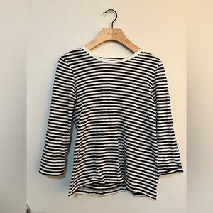 MUJI Long Sleeve Striped Shirt, XS